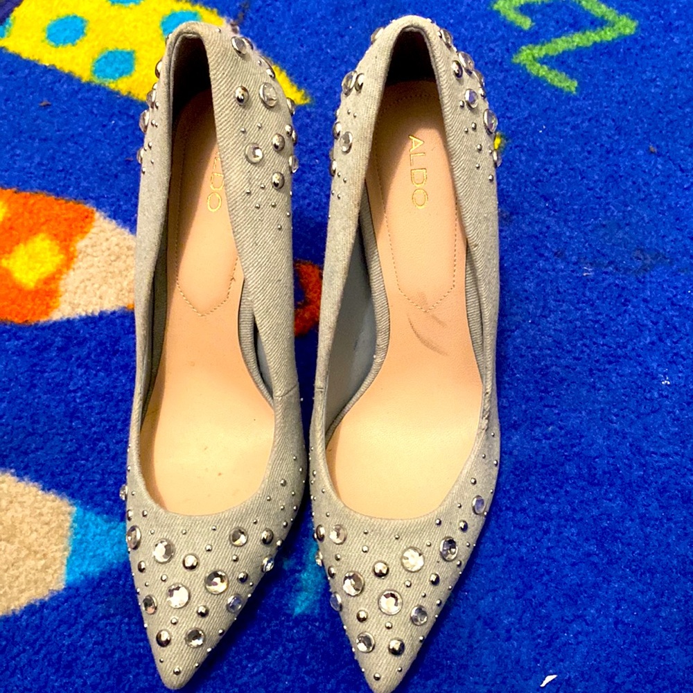 Blue jeans studded stiletto heel ALDO